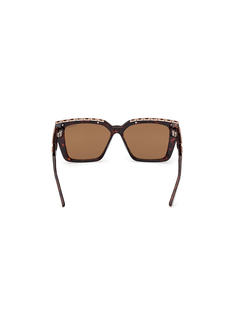 GUESS Women's UV Protection Square Sunglasses - GU791552E55 - Lens Size: 55 Mm - Image 5